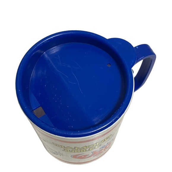 Disney On Ice Mickey's Diamond Jubilee 1988 Handle Cup w Lid - Picture 5 of 8